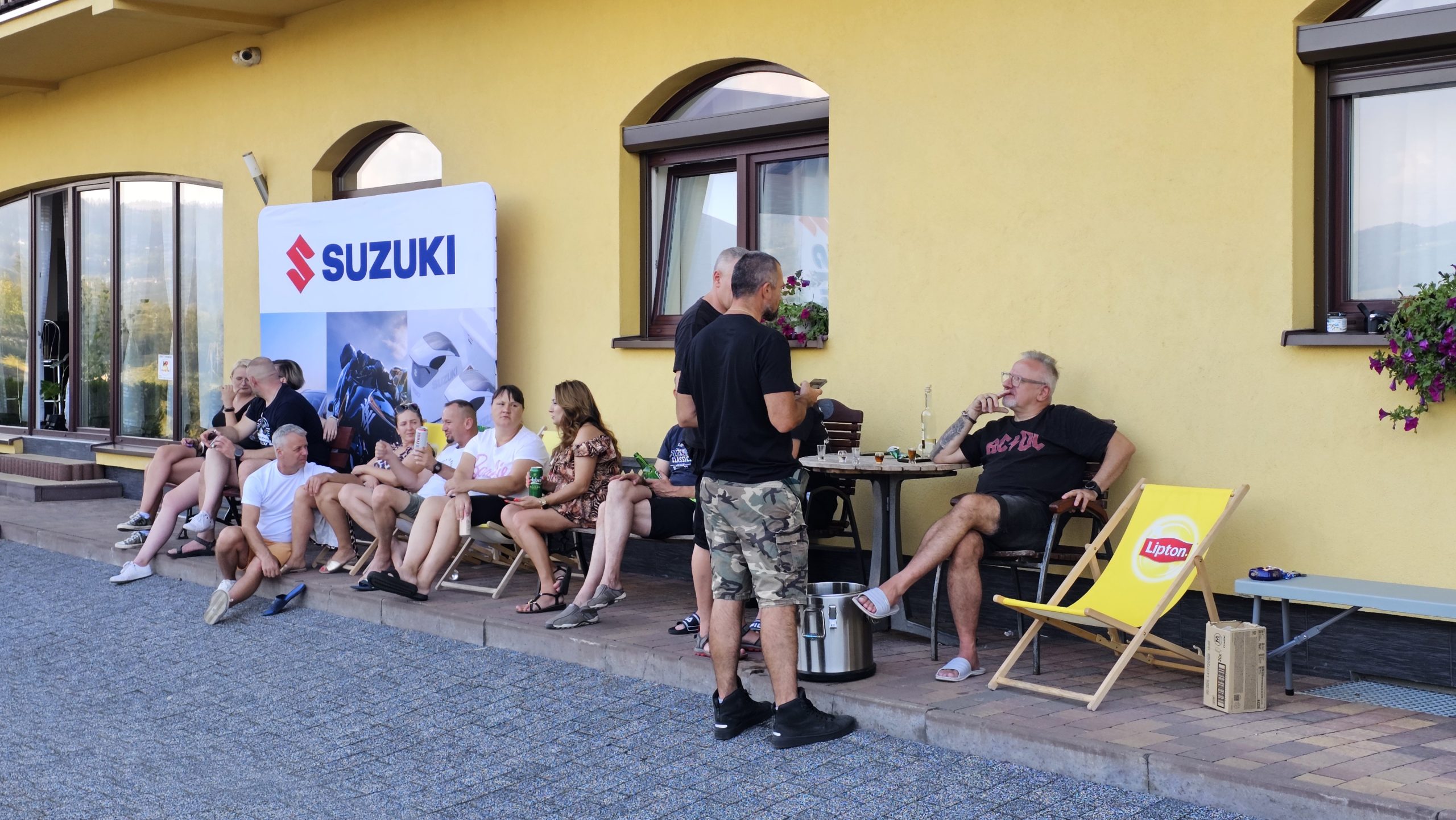 Rodzina w pensjonacie